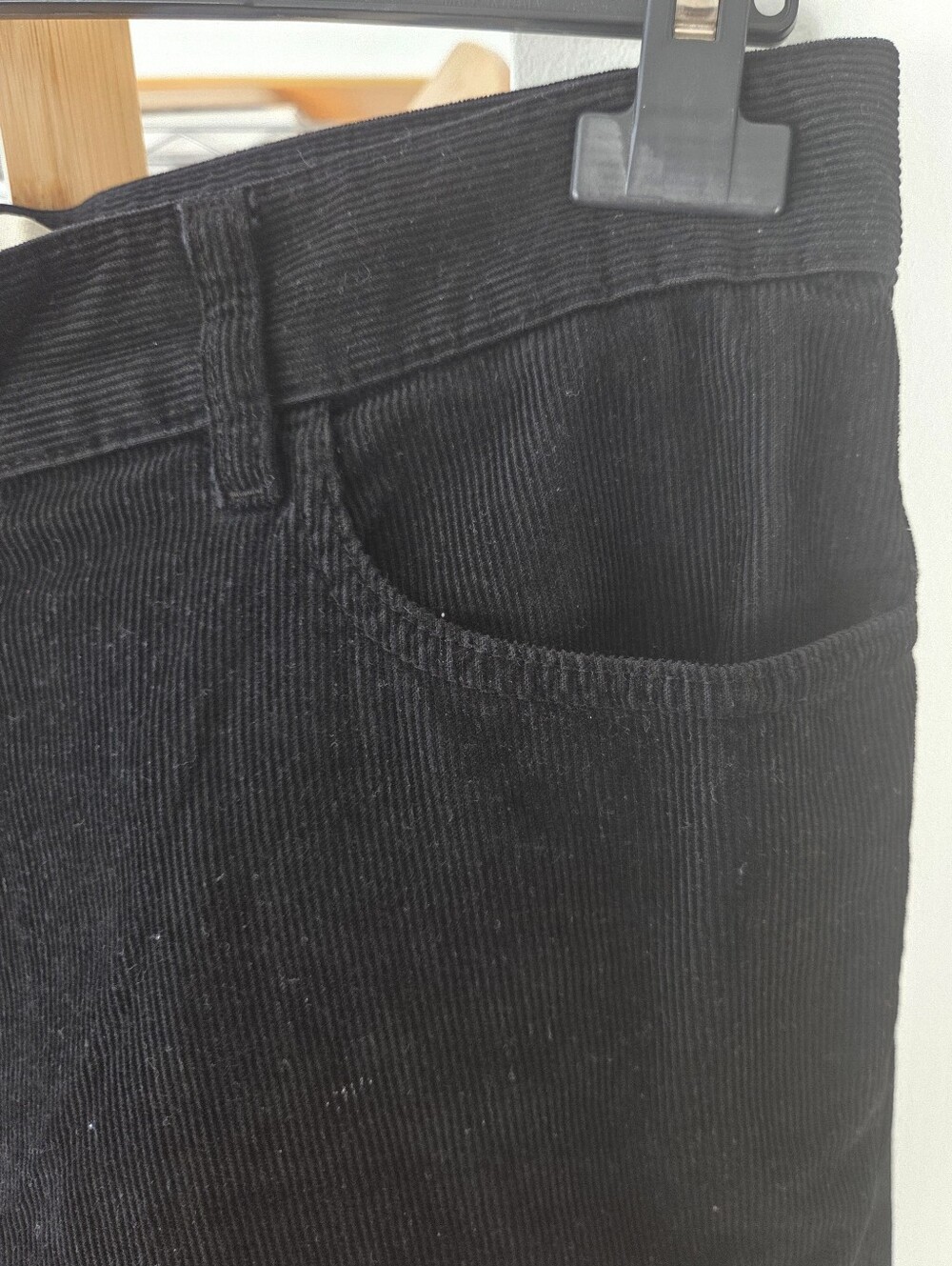 The Row Chan Black Corduroy Wide Leg Pants - Picture 7 of 10